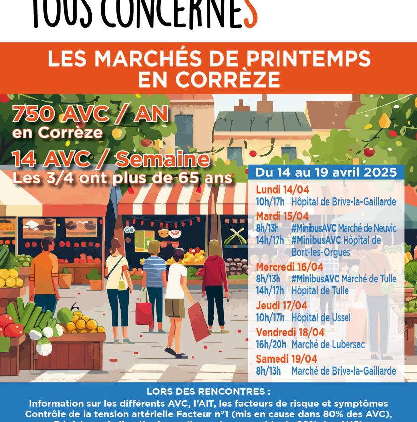 Marchés de printemps AVC Tous concernés